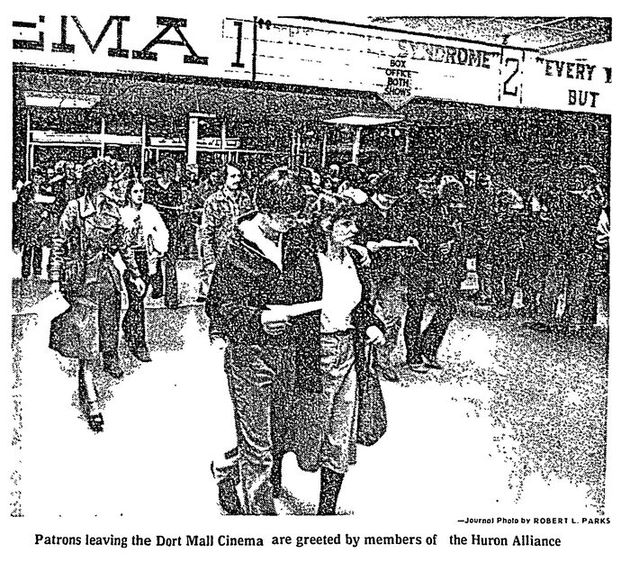 Dort Mall Cinema - 1979 News Mention (newer photo)